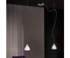 Morosini 0902so # 04saal Lampe Ã suspension G9, gris
