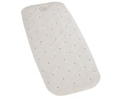 Wenko Tapis de Baignoire en Caoutchouc Naturel, Caoutchouc, Beige, 37Â x 90Â x 1,6Â cm