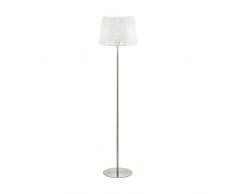 EGLO 49949 Lampe sur pied, Acier, E27, 60 W, Nickel Mat