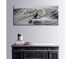 Bonamaison Toile décorative Murale Multicolore 140 x 60 cm