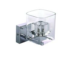 Light Prestige blask mural Chandelier, verre, G9, 40Â W, transparent, 17.39Â x 13Â x 14,5Â cm
