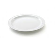 Berghoff Bianco Assiette en Porcelaine vitrifiÃ©e, Blanc, 21.5Â cm, 26Â cm