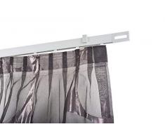 InCasa Tringle à Rideaux: 32 x 12 mm, L. 140 cm. en Aluminium Satin â Complet