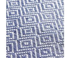 le jardin des cigales set de table (0)38cm fibre papier losamo bleu