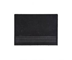 Denby Naturel sur Toile Ardoise Sets de Table, Noir, Lot de 2