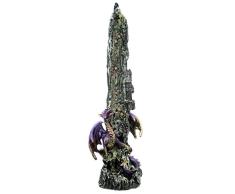 Puckator 1 x Encens DÃ©co Cendrier Dragon Cascade RÃ©sine Mixte Hauteur 26 cm Largeur 8 cm