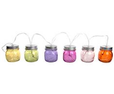 Item Guirlande, Verre, Multicolore, 28Â x 23Â x 55Â cm