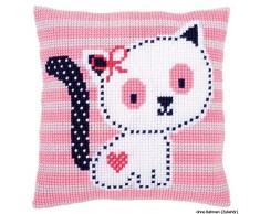 Vervaco Kit Coussin au Point de Croix Petit Chat