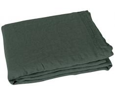 VENT DU SUD Drap Plat, Tissu, Anthracite, 300x270 cm