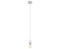 Eglo AVOLTRI Suspension en bois Blanc patine 60 W