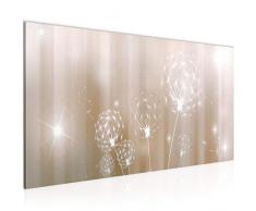 Tableau decoration murale Fleurs de pissenlit - XXL Impression sur Toile Salon Appartment 1 Parties - prêt à accrocher - 014912a