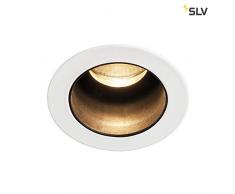 SLV Triton Mini DL Plafonnier dintÃ©rieur en aluminium Noir/blanc 3000 K 15Â° 0 W