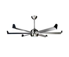 wonderlamp bigy Ventilateur de plafond, 12Â W, gris