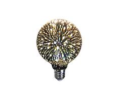 Ampoule décorative LED Filament Globe G95 Effet feu artificiel 3D E27 4 W 320 o