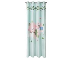 Design91 Rideau pour Enfant Pastel 8 Åillets Multicolore 140 x 250 cm