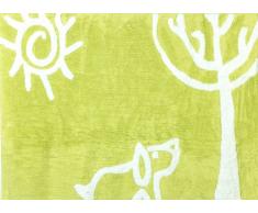 Aratextil été Tapis Enfant, Coton, Pistache, 120 x 160 cm