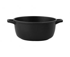 Home Grand Chef Faitout Antiadhérent, Aluminium moulé sous Pression, Noir, 18 cm
