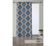 Martina Home AthÃ¨nes Rideau avec Oeillets, Tissu, 27Â x 2Â x 40Â cm 27x2x40 cm Bleu