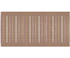 FERIDRAS Duna Tapis, Coton, Beige, 60Â x 120Â x 71Â cm