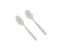 Einweggeschirr & Besteck Vaisselle & Couverts jetables 95478 1200 Cuillères à Café Extra Stable, PS 12 cm, Transparent