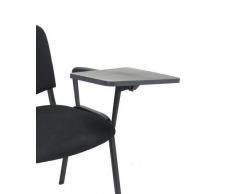 Piqueras Y Crespo (PIQU7) Bras Gauche + Pelle en PVC pour chaises de Bureau, Noir, Taille Unique