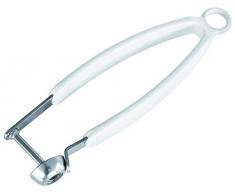 Fackelmann 49025 Dénoyauteur, Plastique, Blanc, 22,8 x 7,9 x 3 cm