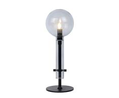 Lucide 03521/01/30 Lampe de table, Verre, 28 W, Noir, Fumé