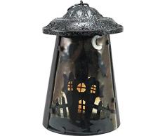 Europalms 83505109 Lanterne Halloween en métal, Multicolore, Taille Unique