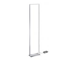 Trio Leuchten 479910105 Lampe sur pied, 26 W, Aluminium brossÃ©