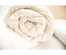 Boston Couette et taie doreiller Co 13,5Â Doux et Confortable comme Couette en Duvet, Single, Blanc