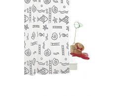 Grund RICCIONE Textil Duschvorhang Schwarz 200x240 cm Rideau de Douche, Polyester, Gris, 200 x 240 cm