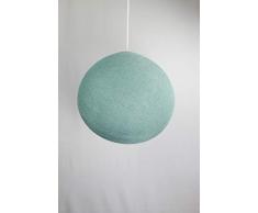 Cotton Ball Lights Lampe suspension 25Â cm, coton, Sea Green