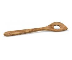 Continenta CuillÃ¨re, Spatule, CuillÃ¨re en Bois, avec Coin et Trou, en Bois dolivier, 30Â cm