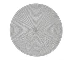 Premier Housewares Set de Table, PolypropylÃ¨ne, Metallic Silver, Taille Unique