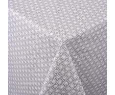 Venilia Osaka Taupe Linge de Table Nappe Anti Tache, Imperméable, Coton, carré, 160 x 160 cm, 55144