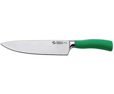 Sanelli Ambrogio Master Couteau Chef 20Â cm Vert, Acier Inoxydable, Vert, 43Â x 8Â x 3Â cm
