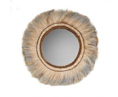 Miroir Baloo, Taille L, Argent Naturel