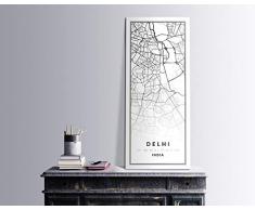 Bonamaison DÃ©coration Murale en Toile, Multicolore, 60 x 140 cm