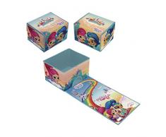 Shimmer & Shine SS12266 Rangement Jeu 2en1 Shimmer&Shine, Polypropylène et Carton, Multicolore, Boite: 38 x 31 x 25 cm Dimensions sous Format Tapis: 38 x 100 cm