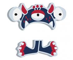 ABC Lettres Monster Al en Bois Idéal comme décoration de Lettres en Bois, comme décoration ou Plaque de Porte