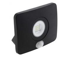 Projecteur LED Ãtanche 10W avec DÃ©tecteur Noir
