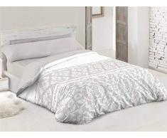 Colvihome Lit de 135 cm Gris
