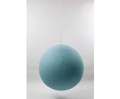 Cotton Ball Lights Lampe suspension 25Â cm, coton, bleu