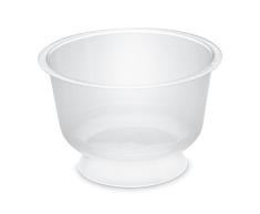 GUILLIN - SERVIPACK C200TPP CARTON DE 600 Coupe à Dessert sur Pied Translucide 200Cc, Plastique, Transparent, 9,5 x 9,5 x 6,1 cm