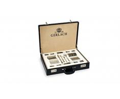 Gerlach G01-058CM-ZEST-68WA-S1S1-01 Valor Un ensemble de couverts dans une valise Ã©lÃ©gante de 68 pcs, argentÃ©