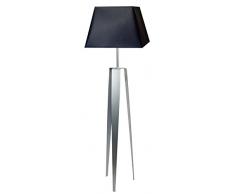 Tosel 50635 Lampadaire Lisbon Acier 100 W E27 Aluminium