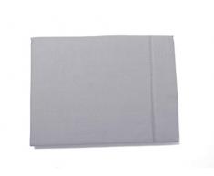Camille 216013 Camille Drap Plat en Coton Percale Coton Gris 300 x 260 cm