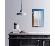 Bonamaison DÃ©coration Murale Impression sur Miroir EncadrÃ© sur Toile, Dimensions: 40 x 60 Cm - ConÃ§u et fabriquÃ© en Turquie