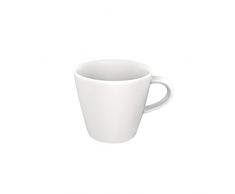 Villeroy & Boch 10-4240-1300 Manufacture Rock Blanc cafÃ©, Tasse Moderne en Porcelaine Premium, rÃ©sistante au Lave-Vaisselle, Blanche