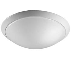 Vivida - Moon Plafonnier LED Rond Avec Cadre Blanc Ã395Mm 24W